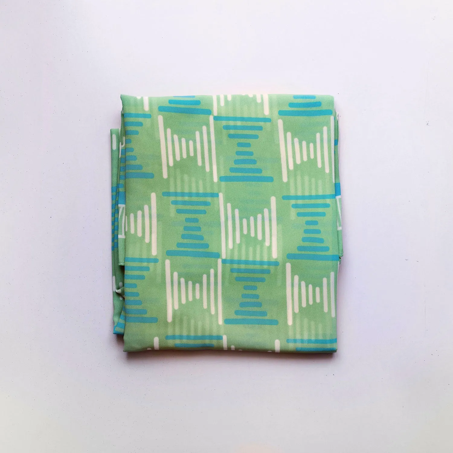 Abstract Hour Glass Chiffon Scarf - Allura