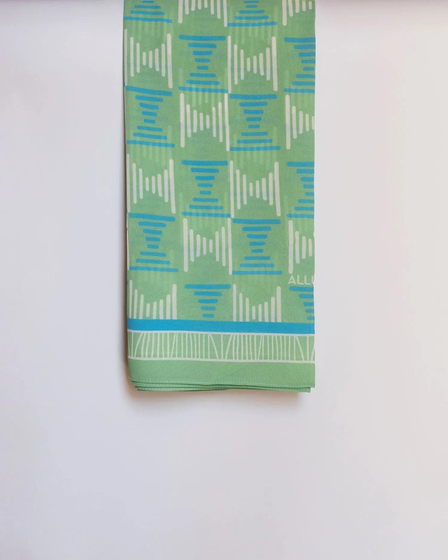 Abstract Hour Glass Chiffon Scarf - Allura