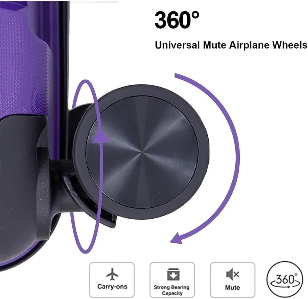Carry-on Suitcase Luggage Luggage With Wheel PP Luggage Sets Lightweight Suitcase With TSA Lock Travel Luggage Carry-on Suitcases Carry On Luggages (Color : Navy, Size : 20in)
