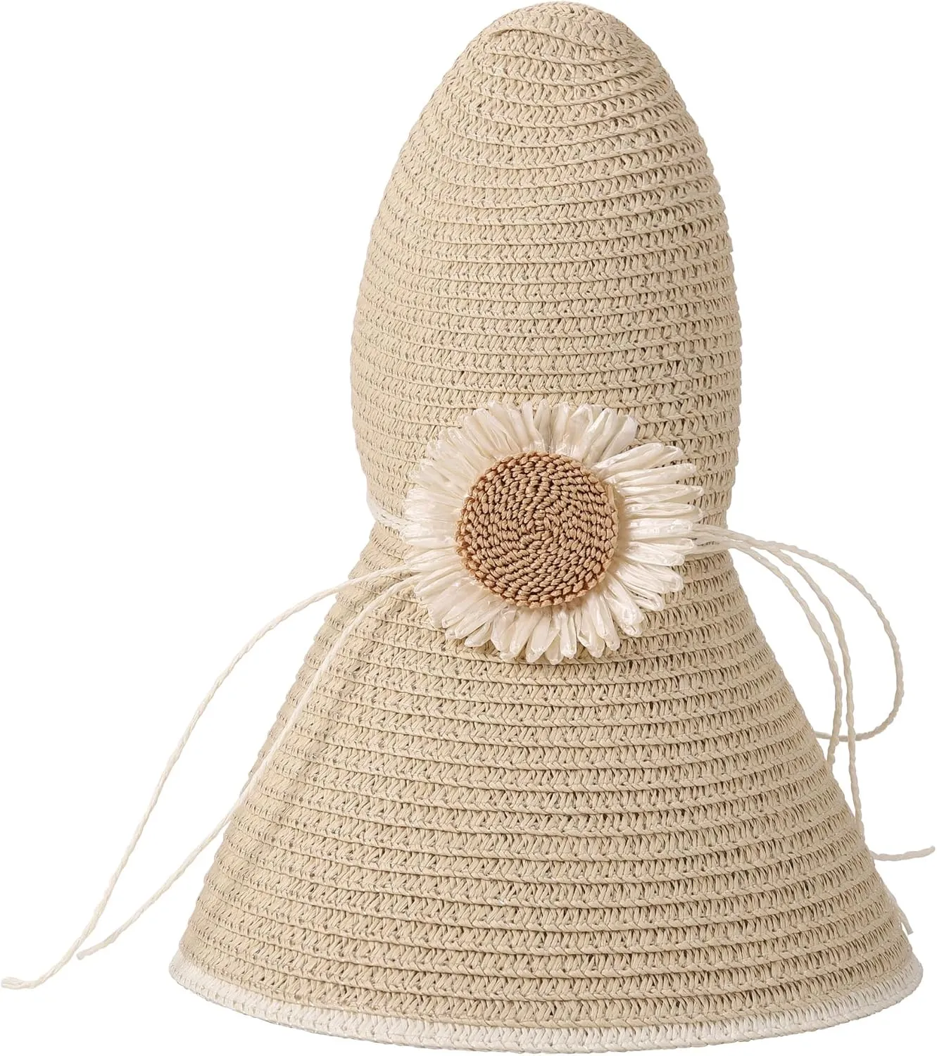 CHIC DIARY Womens Wide Brim Straw Hat Floppy Derby Hat Large Brim Beach Straw Sun Cap UPF 50 