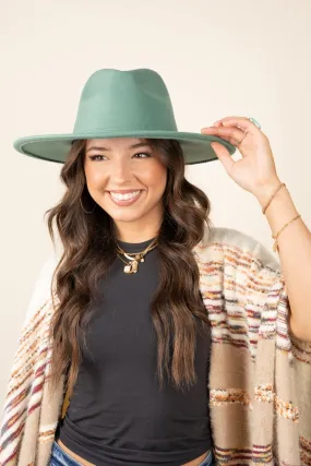 Desperado Felt Hat, Turquoise