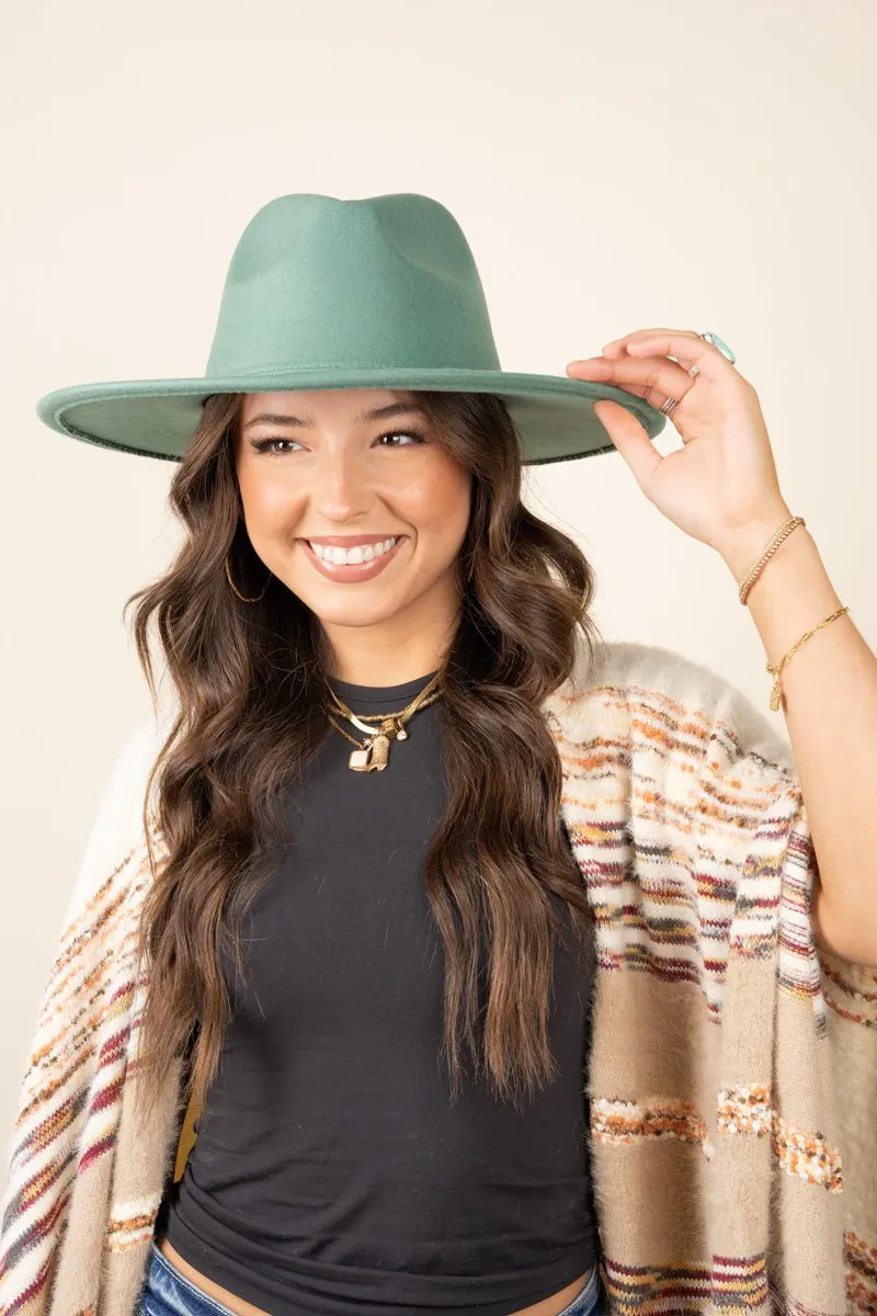 Desperado Felt Hat, Turquoise