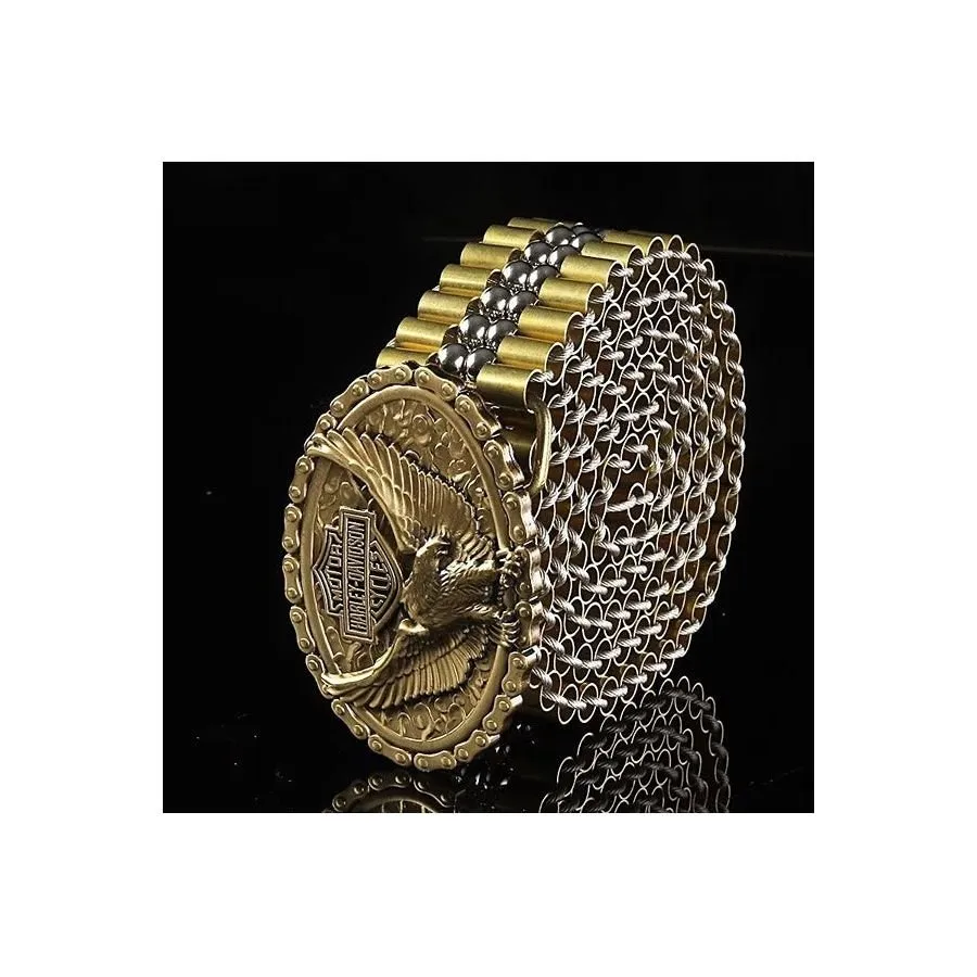 DragonLuxe Exotic Stainless Steel Belt