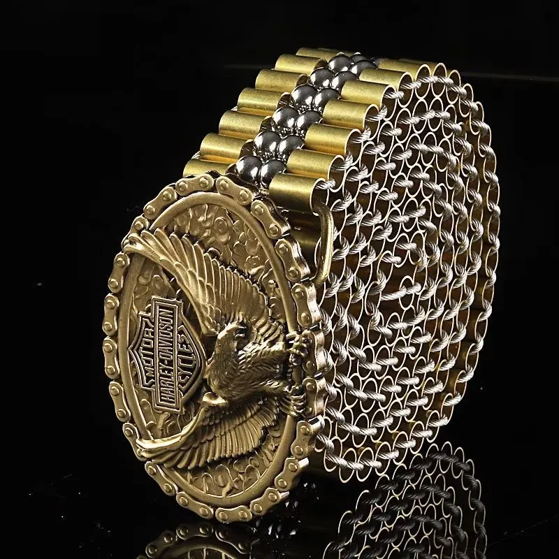 DragonLuxe Exotic Stainless Steel Belt