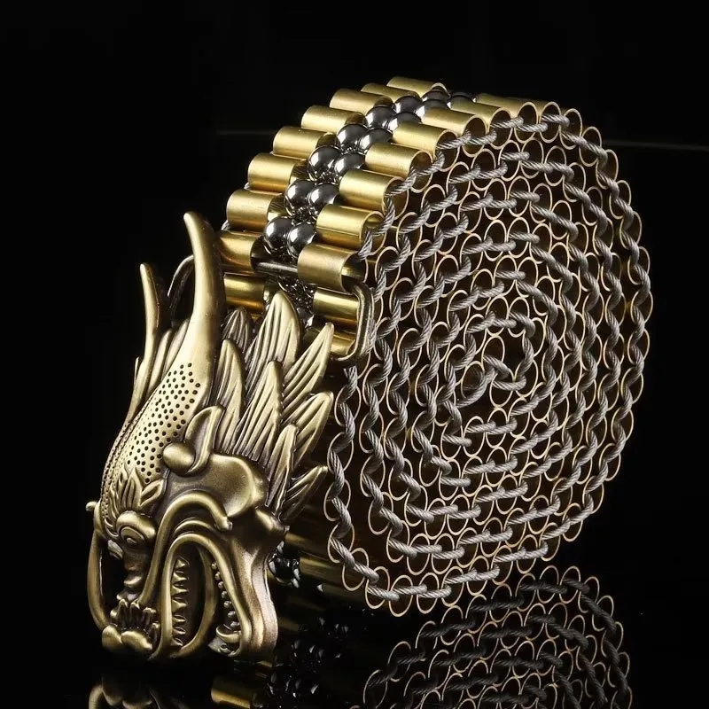 DragonLuxe Exotic Stainless Steel Belt