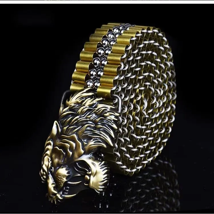 DragonLuxe Exotic Stainless Steel Belt