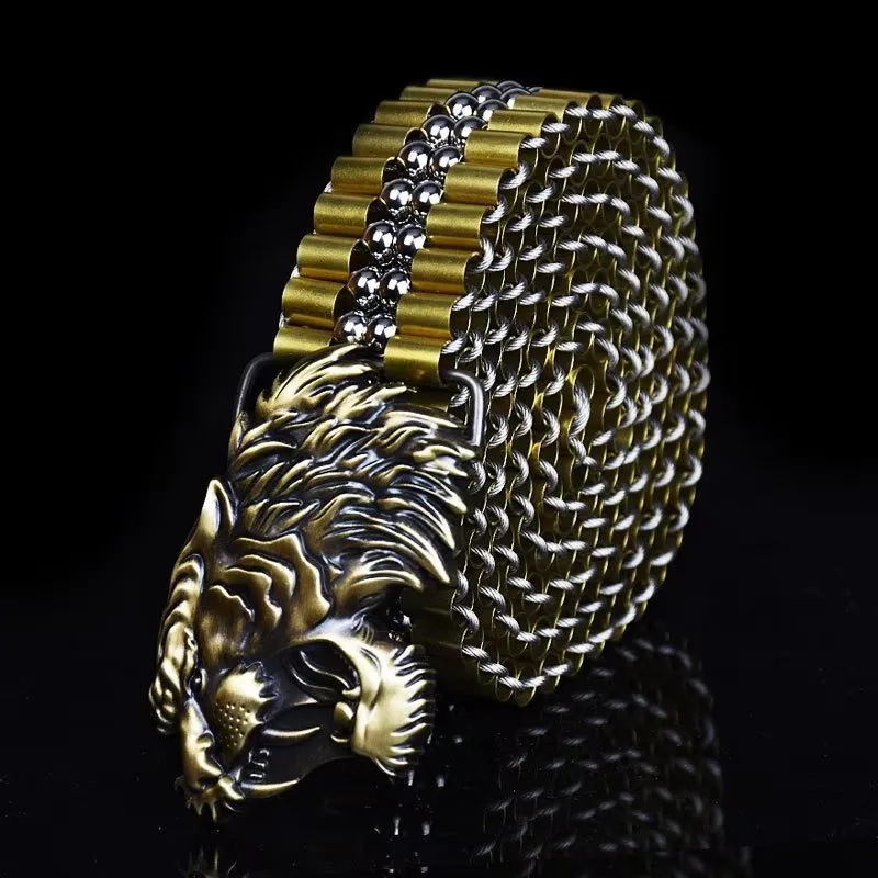 DragonLuxe Exotic Stainless Steel Belt