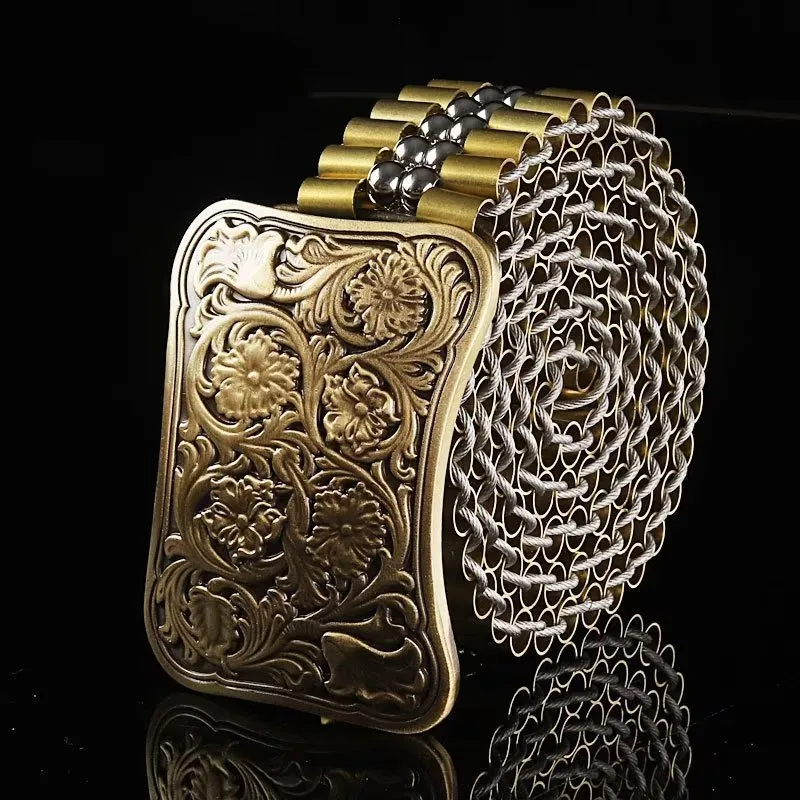 DragonLuxe Exotic Stainless Steel Belt