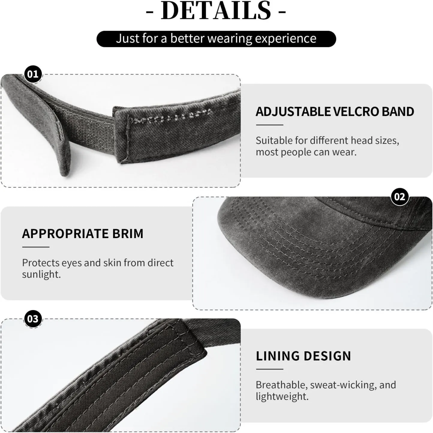 Elk and Forest,Wilderness Sport Sun Visor Hats Cotton Ball Caps Empty Top Baseball Sun Cap for Men Women,Black