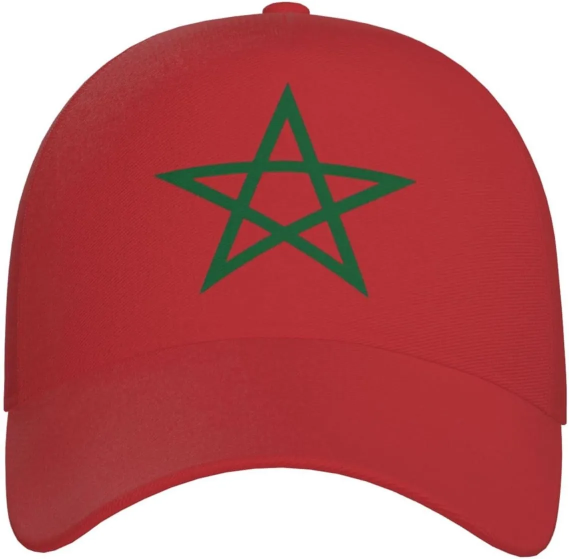 Funny Morocco Flag Flat Hat Morocco Baseball Hat for Women Men Sun Hat Funny Hats