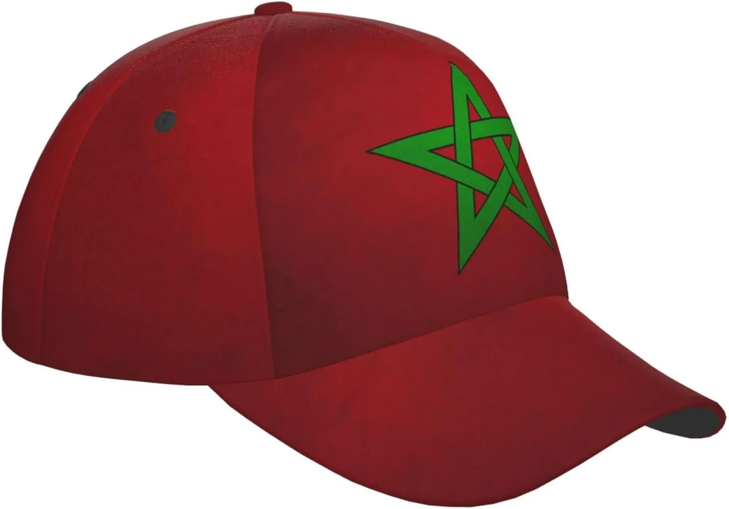 Funny Morocco Flag Flat Hat Morocco Baseball Hat for Women Men Sun Hat Funny Hats