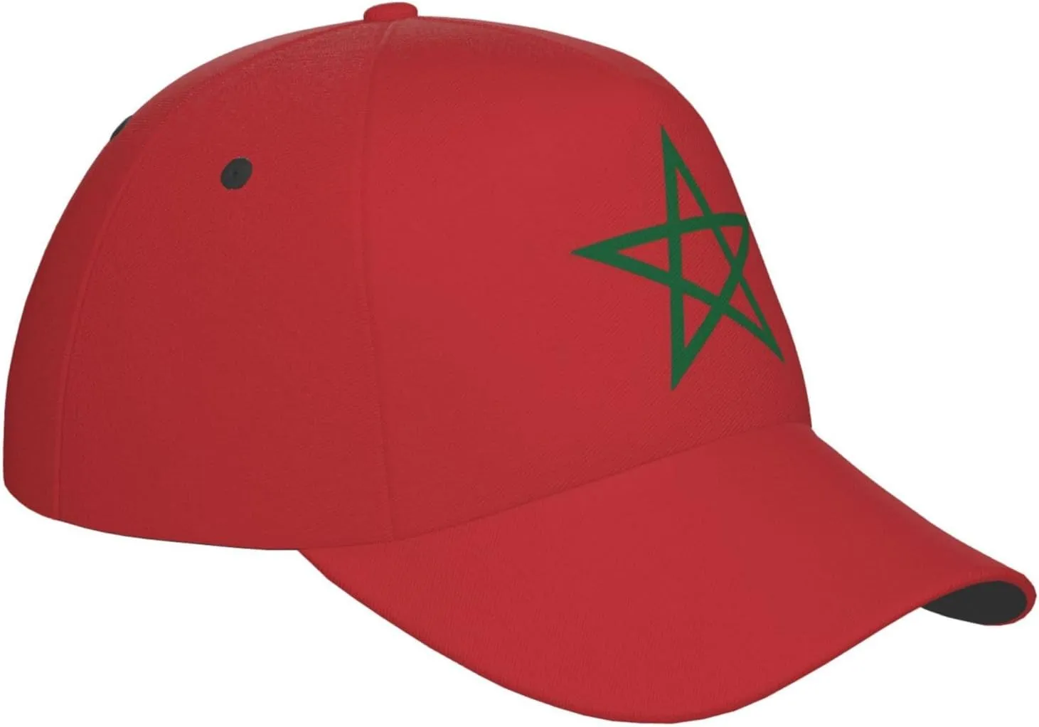 Funny Morocco Flag Flat Hat Morocco Baseball Hat for Women Men Sun Hat Funny Hats