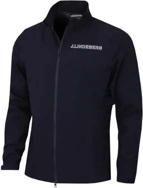 J.Lindeberg Men's Bridge Padded Waterproof Golf Rain Jacket - JL Navy - M