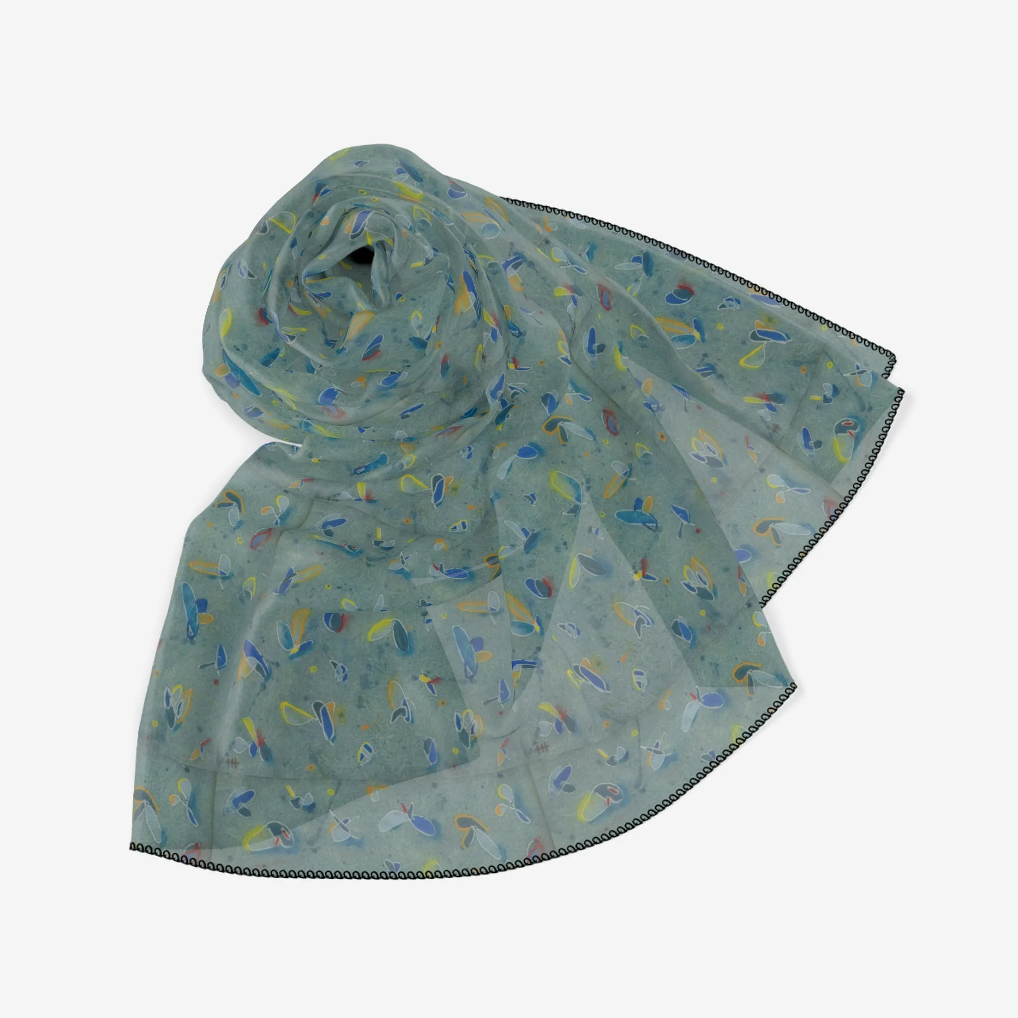 Las Abejas Chiffon Scarf