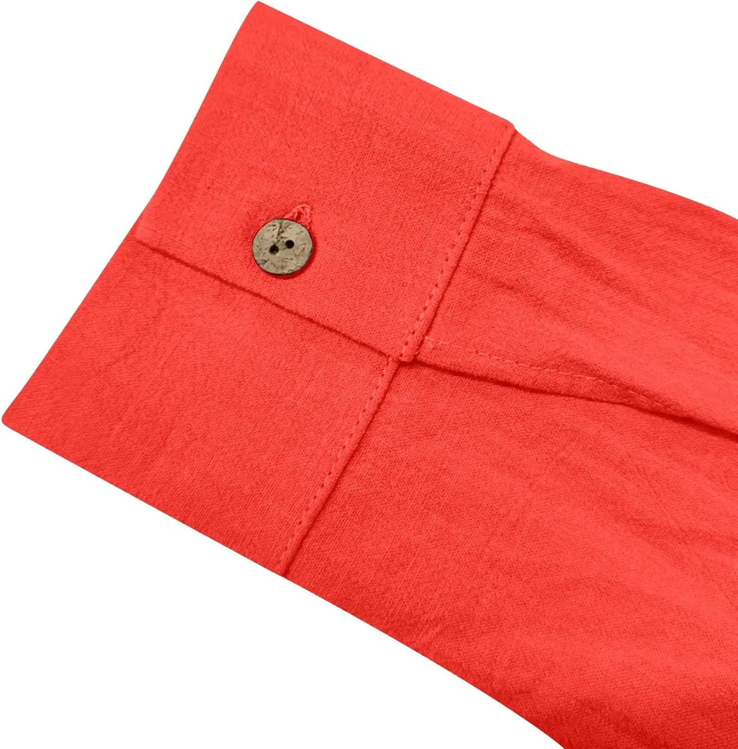 Linen Button-Front Top for Women - Cool & Airy Short Sleeve Shirt, Moisture-Wicking, Multiple Neutral Colors