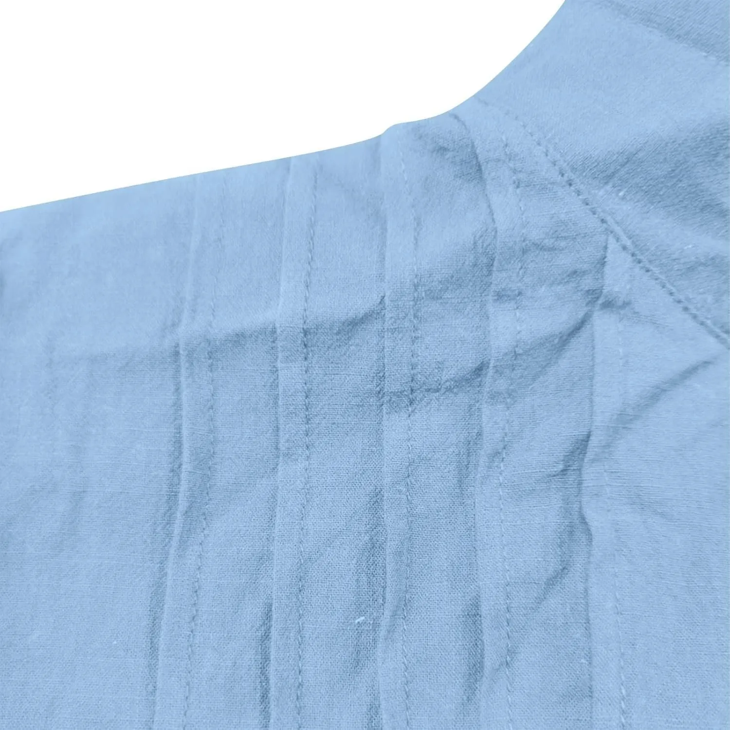 Linen Button-Front Top for Women - Cool & Airy Short Sleeve Shirt, Moisture-Wicking, Multiple Neutral Colors
