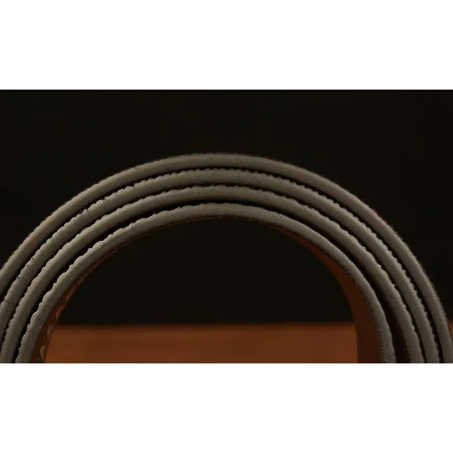 LuxeTiger Gold Buckle Belt