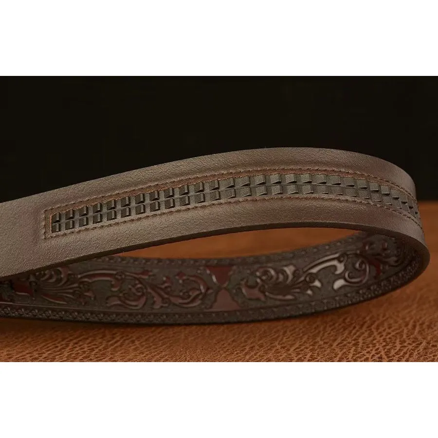 LuxeTiger Gold Buckle Belt