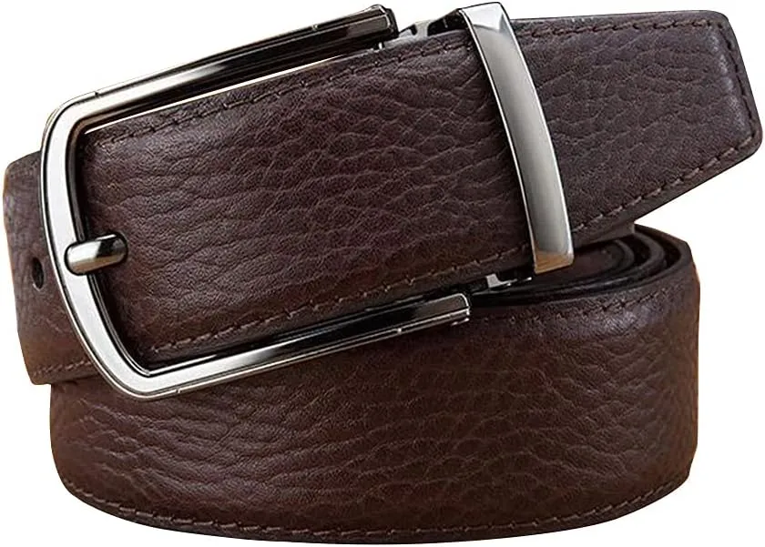 MAKEN Good Grade Level Cow Genuine Leather Belts for Men 3.3cm(1.3") Wide