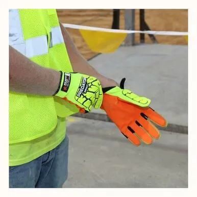 MCR Predator Impact 1 MAXGrid Hiviz CutPro Glove