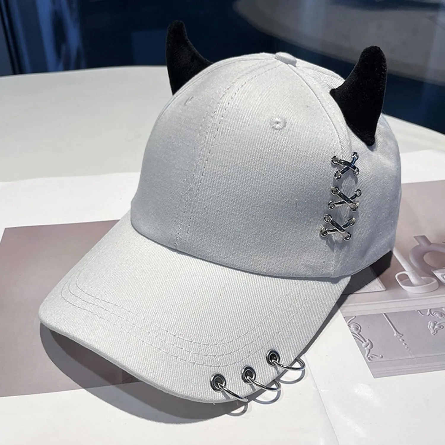 Mens Baseball Cap Baseball Hat Funny Trucker Hats for Men Women Cute Beanie Distressed Cap Ponytail Hat for Women