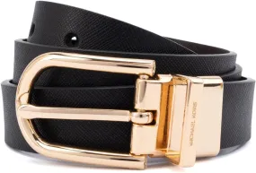 Michael Kors Women's 1 Inch Reversible to Saffiano Leather Belt