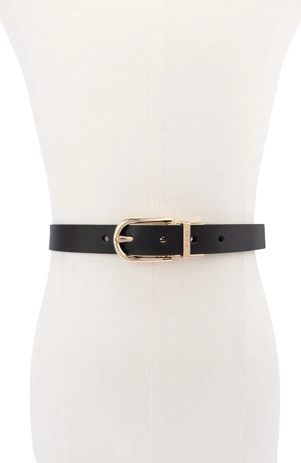 Michael Kors Women's 1 Inch Reversible to Saffiano Leather Belt