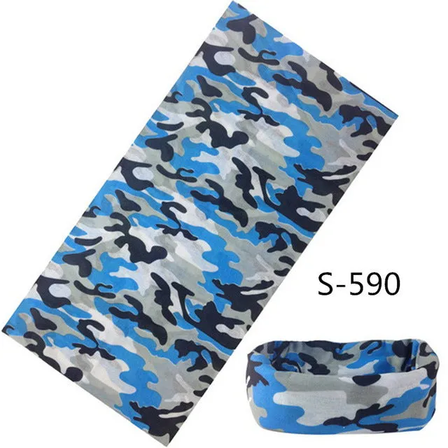 Paisley Army Headband Face
