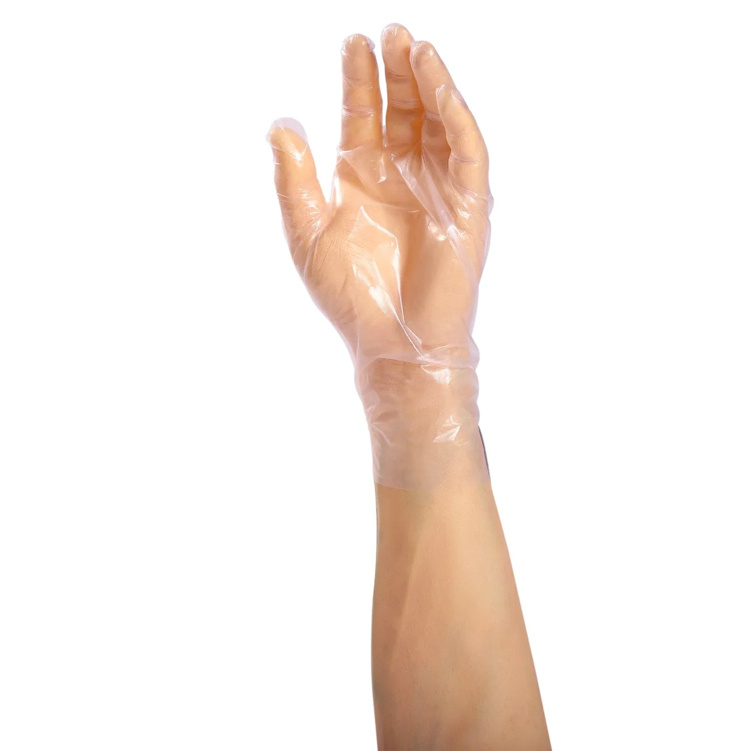 Powder-Free Poly Polycast Textured Gloves (S-XL), Case of 1,000
