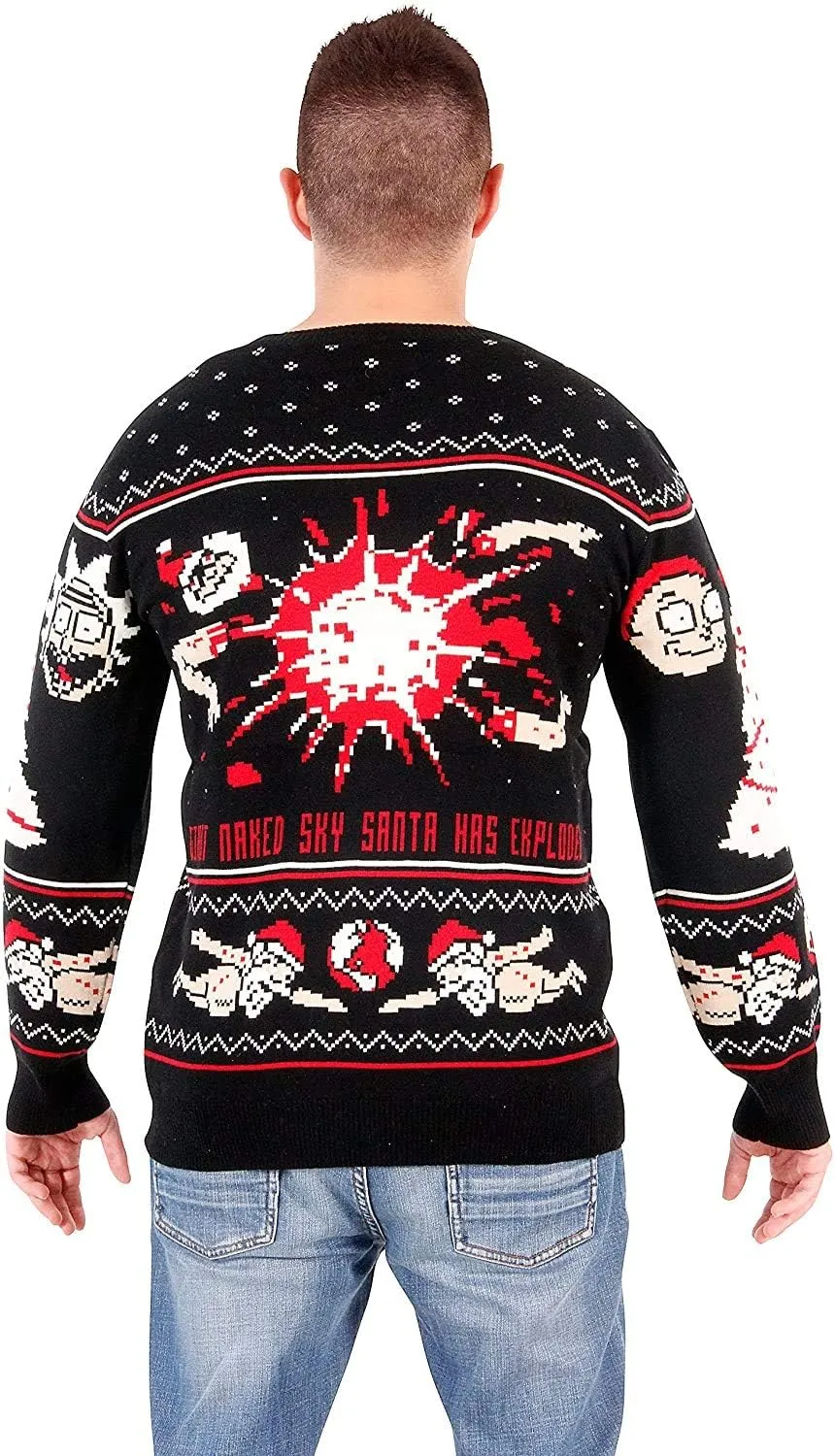 Ripple Junction Official Rick and Morty Christmas Sweaters for Men or Women - Ugly Novelty Sweater Gift
