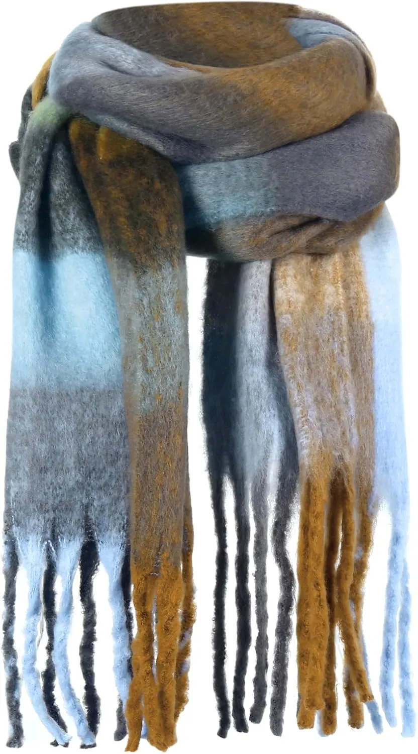 Scarf for Women Cashmere Scarves Pashmina Shawls Wraps Super Soft Classic Winter Scarfs for Evening Dresses Gifts