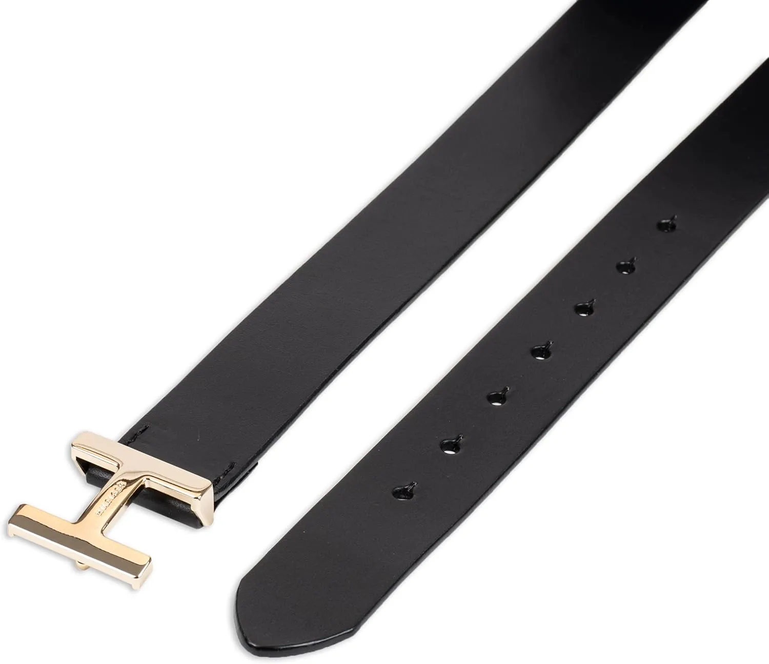 Tommy Hilfiger Women's H Monogram Plaque Buckle Casual Belt for Jeans, Trousers and Dresses