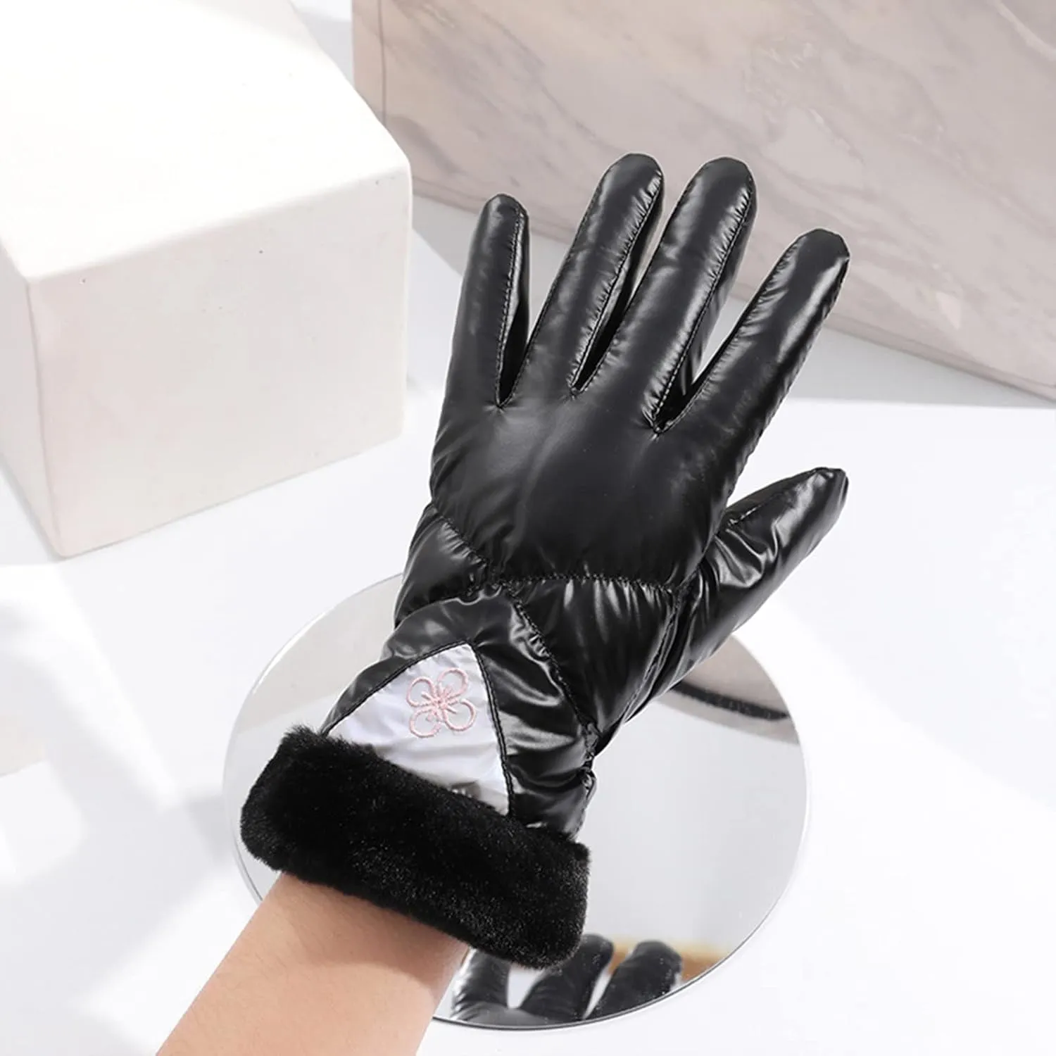 Touchscreen Winter Gloves for Men Women, Cold Weather Warm Freezer Work Gloves for Running Driving Cycling Hiking