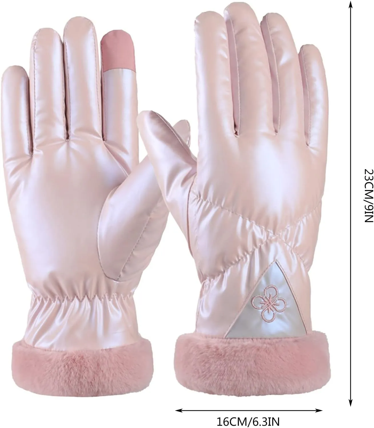 Touchscreen Winter Gloves for Men Women, Cold Weather Warm Freezer Work Gloves for Running Driving Cycling Hiking