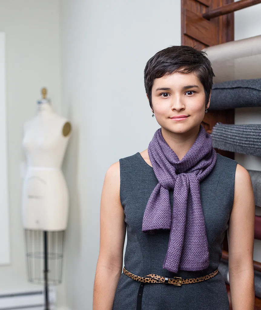 Two-Tone Twill Scarf Pattern