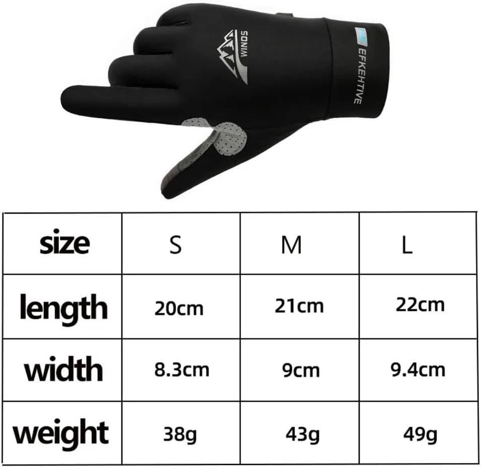 Unisex Full Finger Sun Protection Gloves Ice Silk Cooling Sports Workout Cycling Mittens Non Slip Driving Fishing Gloves for Men Women