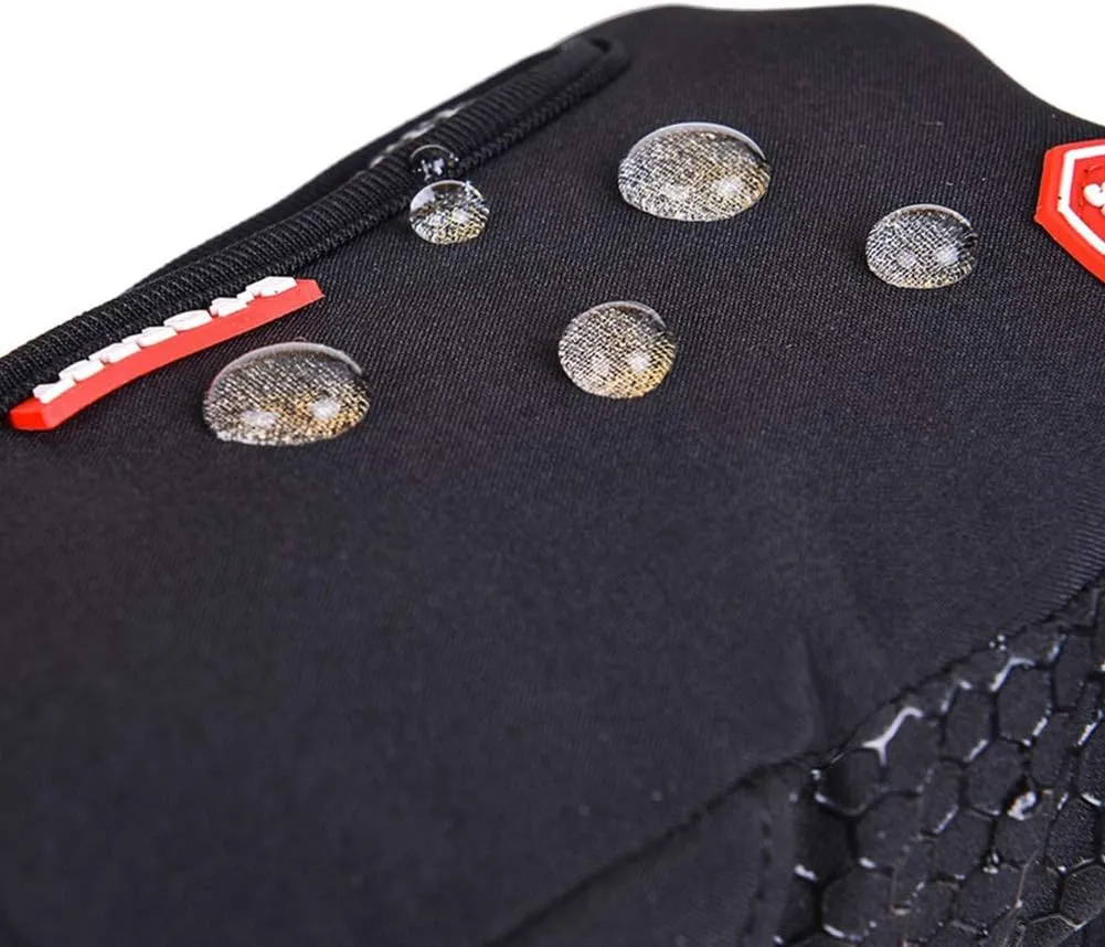 Warm Gloves, Touch Screen Winter Female Riding Outdoor Sports Windproof Mountaineering Zipper Men's Honeycomb Gloves,
